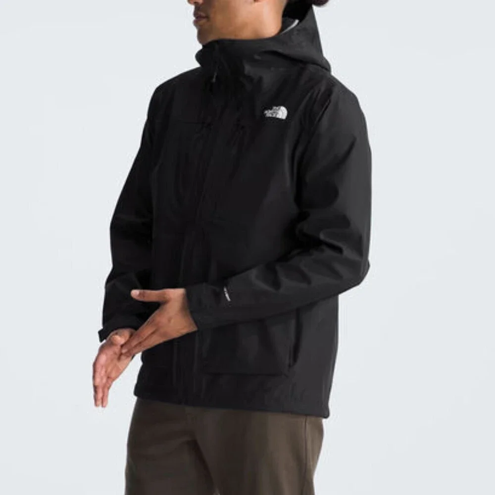 The North Face Vista NF0A86NTJK2 Rain Jacket Men's 2XL Black Long Sleeve CLO112